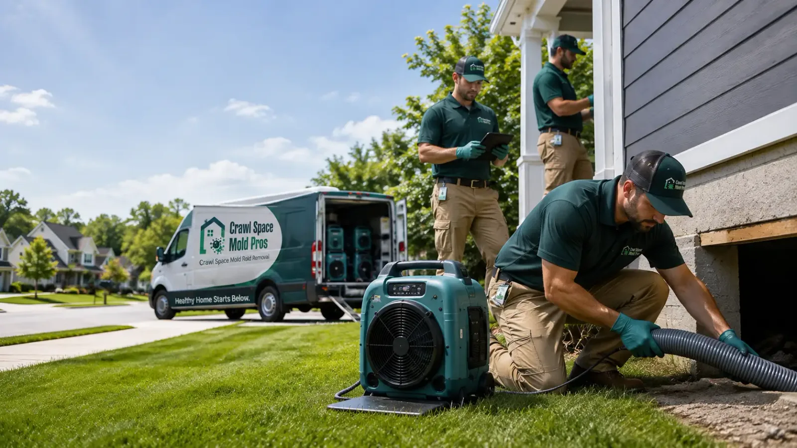 Crawl Space Mold Removal in Saddle River, NJ